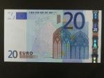 20 Euro 2002 s.U, Francie, podpis Jeana-Clauda Tricheta, L074 tiskárna Banque de France, Francie
