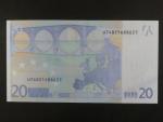 20 Euro 2002 s.U, Francie, podpis Jeana-Clauda Tricheta, L076 tiskárna Banque de France, Francie
