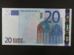 20 Euro 2002 s.U, Francie, podpis Jeana-Clauda Tricheta, L077 tiskárna Banque de France, Francie