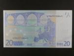 20 Euro 2002 s.U, Francie, podpis Jeana-Clauda Tricheta, L080 tiskárna Banque de France, Francie