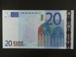 20 Euro 2002 s.U, Francie, podpis Jeana-Clauda Tricheta, L083 tiskárna Banque de France, Francie