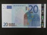 20 Euro 2002 s.U, Francie, podpis Jeana-Clauda Tricheta, L084 tiskárna Banque de France, Francie