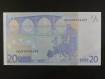 20 Euro 2002 s.V, Španělsko, podpis Jeana-Clauda Tricheta, M019 tiskárna Fábrica Nacional de Moneda , Španělsko