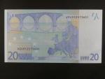 20 Euro 2002 s.V, Španělsko, podpis Jeana-Clauda Tricheta, M022 tiskárna Fábrica Nacional de Moneda , Španělsko