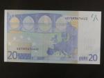 20 Euro 2002 s.V, Španělsko, podpis Jeana-Clauda Tricheta, M025 tiskárna Fábrica Nacional de Moneda , Španělsko