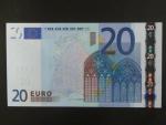 20 Euro 2002 s.V, Španělsko, podpis Jeana-Clauda Tricheta, M025 tiskárna Fábrica Nacional de Moneda , Španělsko
