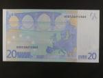 20 Euro 2002 s.X, Německo, podpis Willema F. Duisenberga, P001 tiskárna Giesecke a Devrient, Německo