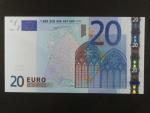 20 Euro 2002 s.X, Německo, podpis Willema F. Duisenberga, P002 tiskárna Giesecke a Devrient, Německo