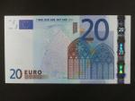 20 Euro 2002 s.X, Německo, podpis Willema F. Duisenberga, P006 tiskárna Giesecke a Devrient, Německo