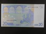 20 Euro 2002 s.X, Německo, podpis Jeana-Clauda Tricheta, P015 tiskárna Giesecke a Devrient, Německo