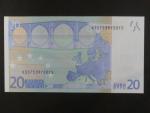 20 Euro 2002 s.X, Německo, podpis Jeana-Clauda Tricheta, P019 tiskárna Giesecke a Devrient, Německo