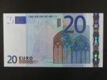 20 Euro 2002 s.X, Německo, podpis Jeana-Clauda Tricheta, R001 tiskárna Bundesdruckerei, Německo