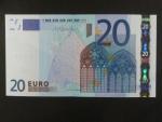 20 Euro 2002 s.X, Německo, podpis Mario Draghi, E009 tiskárna F. C. Oberthur, Francie