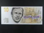 Pamětní tisk ve formě bankovky na počest prezidenta Václava Havla, série C 01 000088, náklad 500 ks, dárkový obal