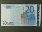 20 Euro 2002 s.P, Holandsko, podpis Willema F. Duisenberga, P009 tiskárna Giesecke a Devrient, Německo