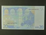 20 Euro 2002 s.P, Holandsko, podpis Willema F. Duisenberga, G002 tiskárna Koninklijke Joh. Enschedé, Holandsko