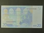20 Euro 2002 s.N, Rakousko, podpis Jeana-Clauda Tricheta, F002 tiskárna Österreichische Banknoten und Sicherheitsdruck, Rakousko