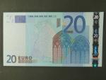 20 Euro 2002 s.N, Rakousko, podpis Jeana-Clauda Tricheta, F002 tiskárna Österreichische Banknoten und Sicherheitsdruck, Rakousko
