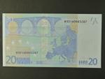 20 Euro 2002 s.M, Portugalsko, podpis Willema F. Duisenberga, H005 tiskárna  De La Rue, Velká Británie
