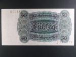 Německo, 50 RM 1924 série E, podtiskové písmeno D, Ba. D5, Ro. 170a, Grab. DEU-176