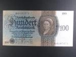 Německo, 100 RM 1924 série A, podtiskové písmeno F, Ba. D7