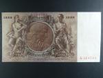Německo, 1000 RM 1936 série A, podtiskové písmeno G