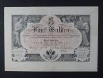 5 Gulden 7.7.1866 série Hi 14, Ri. 139b