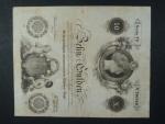 10 Gulden 1.1.1841 série Tg, podlepené natržení