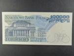 100.000 Zlotych 1.2.1990 série BA, BNP. B844a