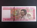 MADAGASKAR, 25.000 Francs 1998, BNP. B316a