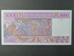 MADAGASKAR, 5000 Francs 1995, BNP. B314b