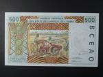 ZÁPADNÍ AFRIKA, GUINEA-BISSAU, 500 Francs 1998 S, BNP. B115Sb
