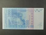 ZÁPADNÍ AFRIKA, NIGER, 2000 Francs 2003 H, BNP. B122Ha
