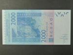 ZÁPADNÍ AFRIKA, MALI, 2000 Francs 2003 D, BNP. B122Da