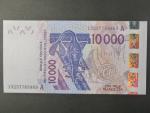 ZÁPADNÍ AFRIKA, POBŘEŽÍ SLONOVINY, 10000 Francs 2013 A, BNP. B124Am