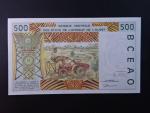 ZÁPADNÍ AFRIKA, POBŘEŽÍ SLONOVINY, 500 Francs 1997 A, BNP. B115Ag