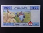 STŘEDNÍ AFRIKA-KONGO, 1000 Francs 2002 T, BNP. B107Ta