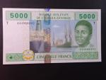 STŘEDNÍ AFRIKA-KONGO, 5000 Francs 2002 T, BNP. B109Tc