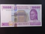 STŘEDNÍ AFRIKA-KONGO, 10000 Francs 2002 T, BNP. B110Tc