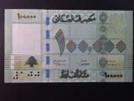 LIBANON, 100.000 Livres 2011, BNP. B537a, Pi. 95