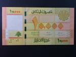 LIBANON, 10.000 Livres 2012, BNP. B534a, Pi. 92
