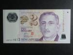 SINGAPUR, 2 Dollars 2011, BNP. B208e, Pi. 46