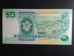 SINGAPUR, 5 Dollars 1989, BNP. B121a, Pi. 19