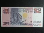 SINGAPUR, 2 Dollars 1997, BNP. B129a, Pi. 34