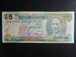 BARBADOS, 5 Dollars 2012, BNP. B226c, Pi. 67