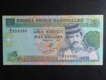 BRUNEJ, 5 Dollars 1995, BNP. B114e, Pi. 14