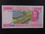 STŘEDNÍ AFRIKA-GABON, 2000 Francs 2002 A, BNP. B108Aa