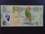 FIDŽI, 5 Dollars 2013 série ZZA Replacement, BNP. B526az, Pi. 115
