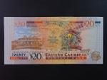 VÝCHODOKARIBSKÉ STÁTY - Dominica, 20 Dollars 2004 D, BNP. B228d, Pi. 44