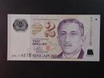 SINGAPUR, 2 Dollars 2006, BNP. B208a, Pi. 46